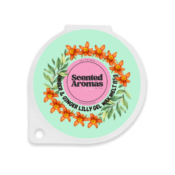 Amber Ginger Lilly Gel Wax Melts 85g