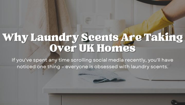 Scented Aromas laundry-inspired home fragrance — fresh linen wax melts and room sprays