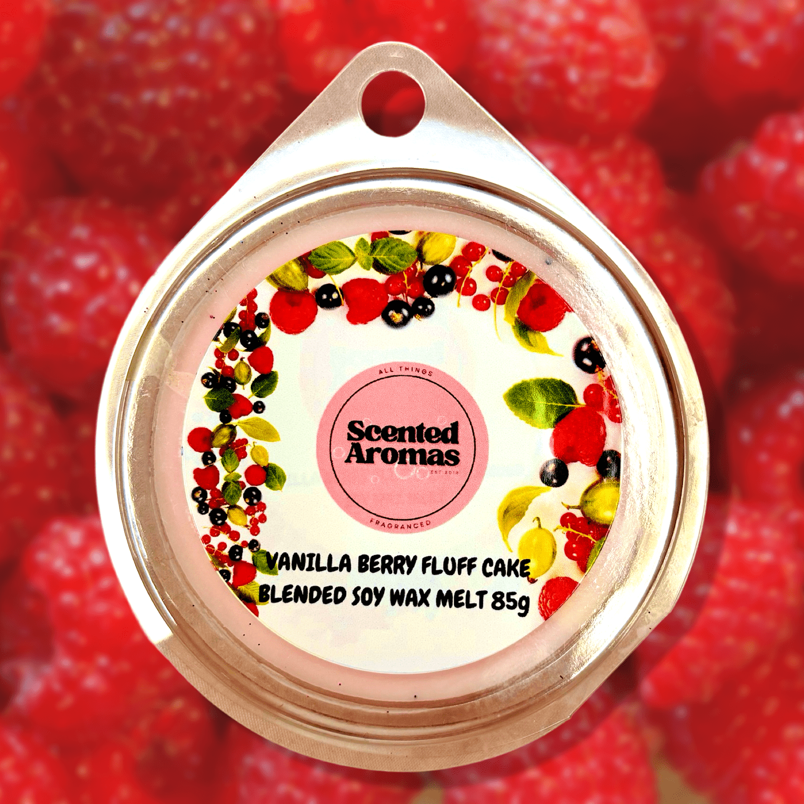 Vanilla Berry Fluff Cake Wax Melts 85g