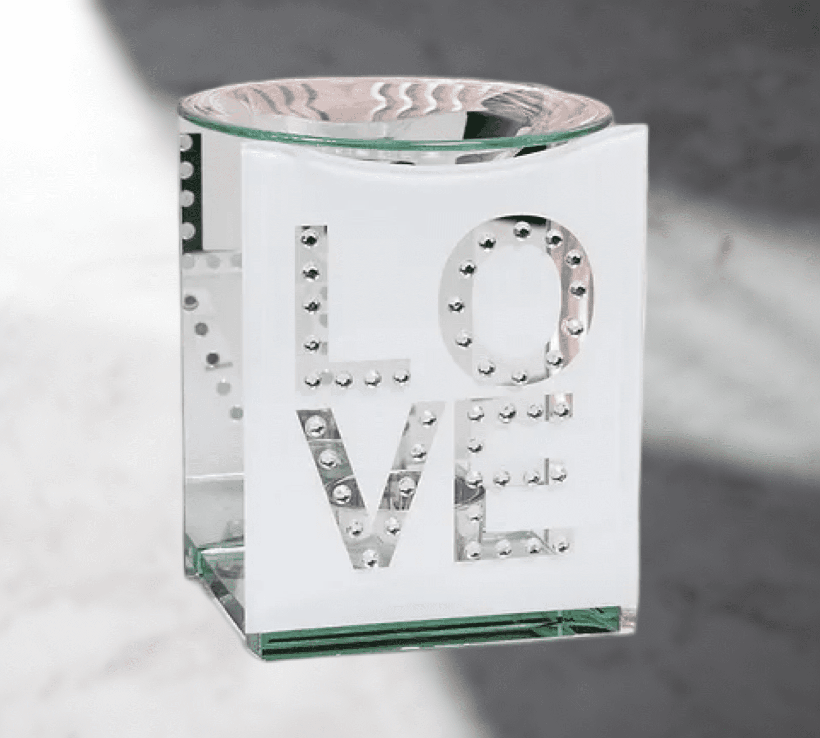 Glass Love Printed Wax Warmer