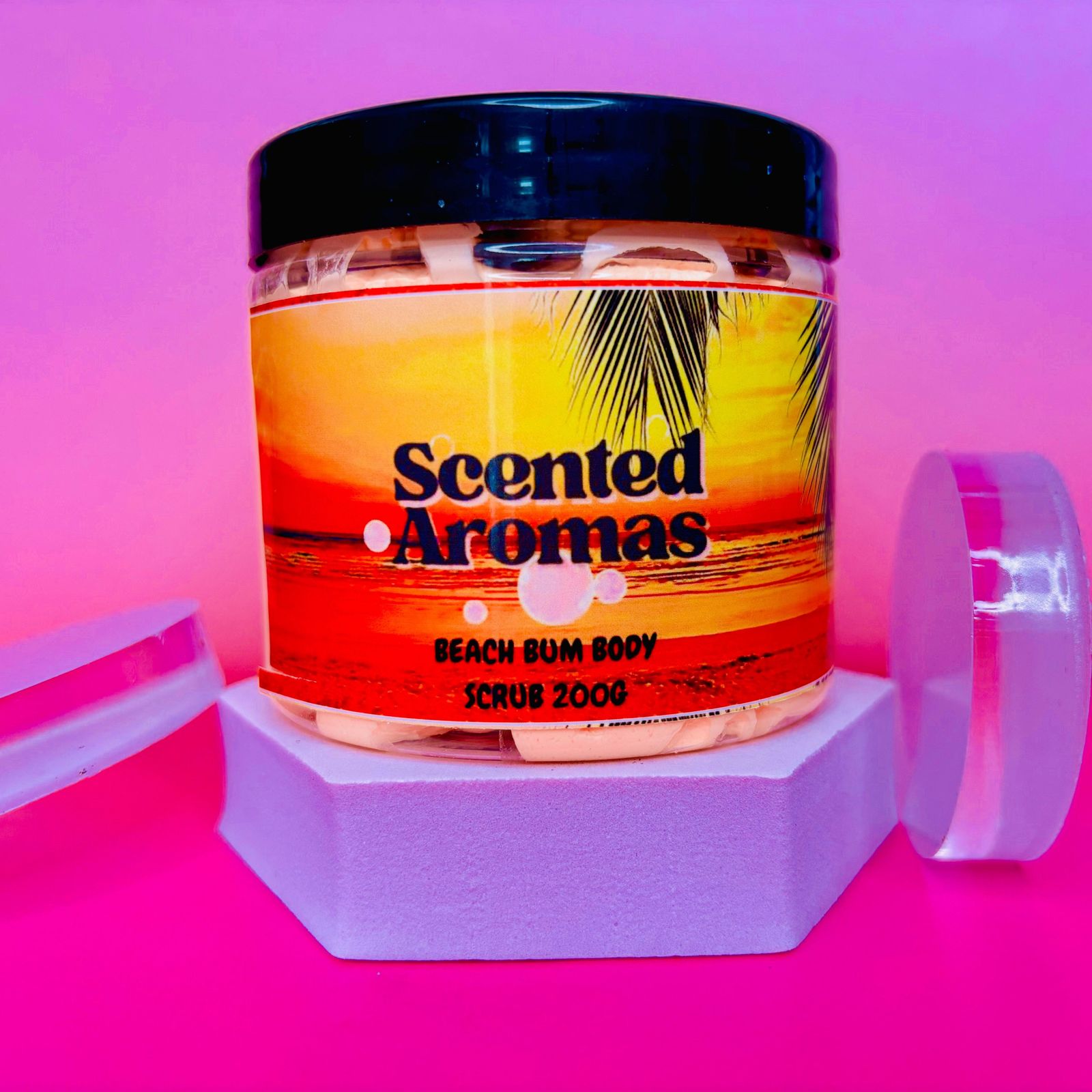 Brazilian Bum Cream Sugar Body Scrub 200g - Beach Body Confidence