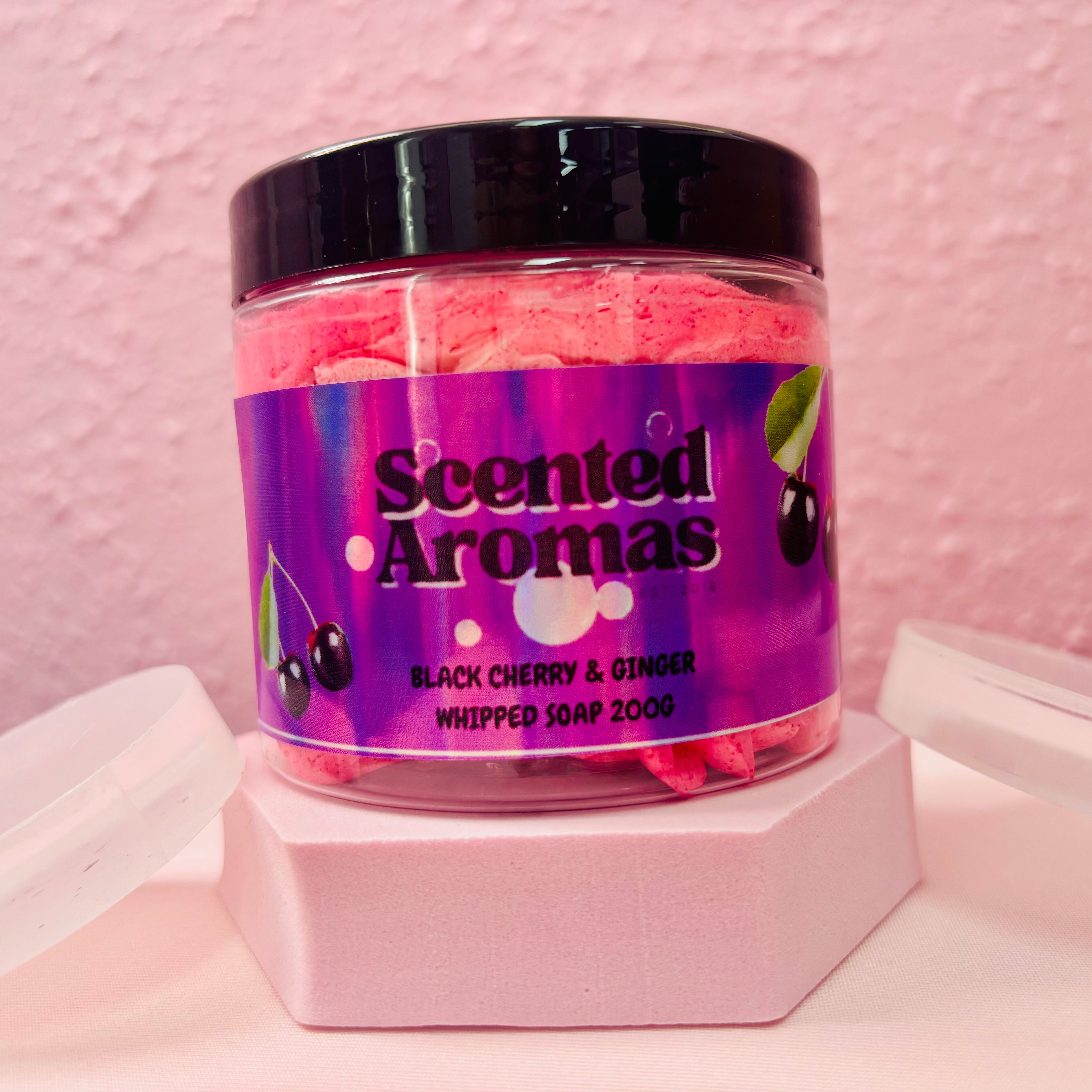 Winter Cherry and Ginger Christmas Whipped Soap