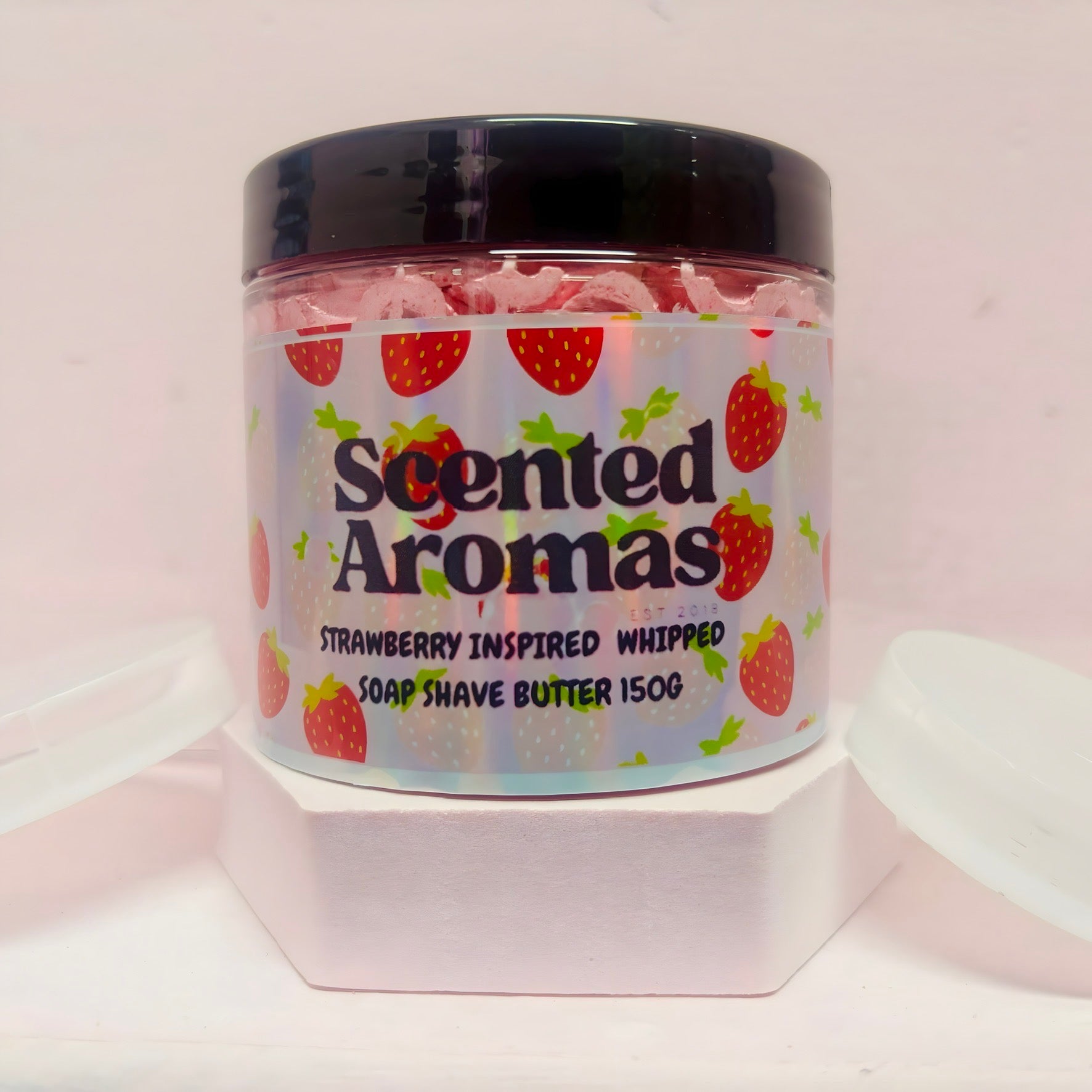 Strawberry Whipped Soap 200g