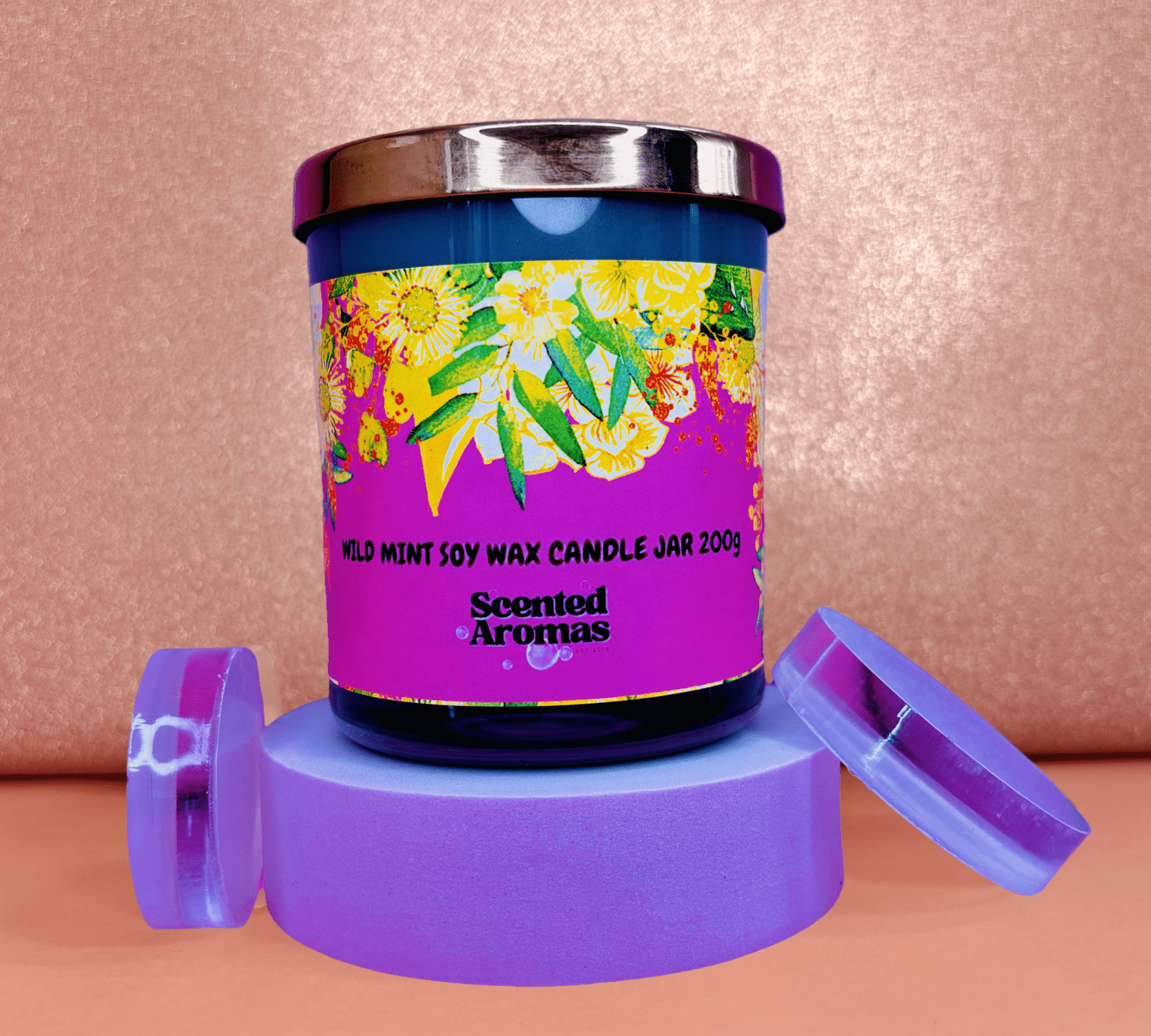 Wild Mint Candle 200g - Fresh Garden Mint & White Tea Luxury