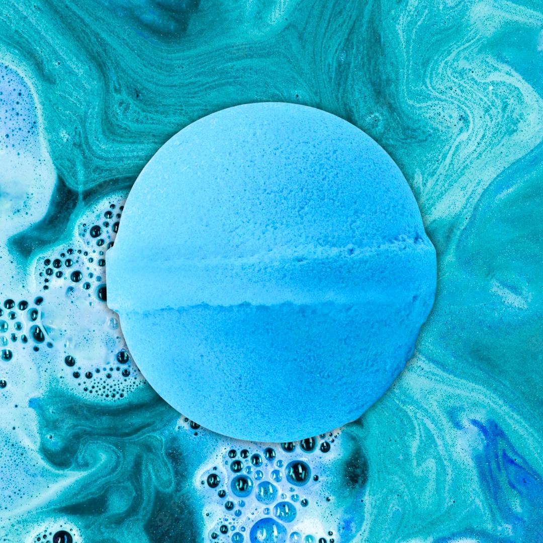 Blue Raspberry Slush Bath Bomb