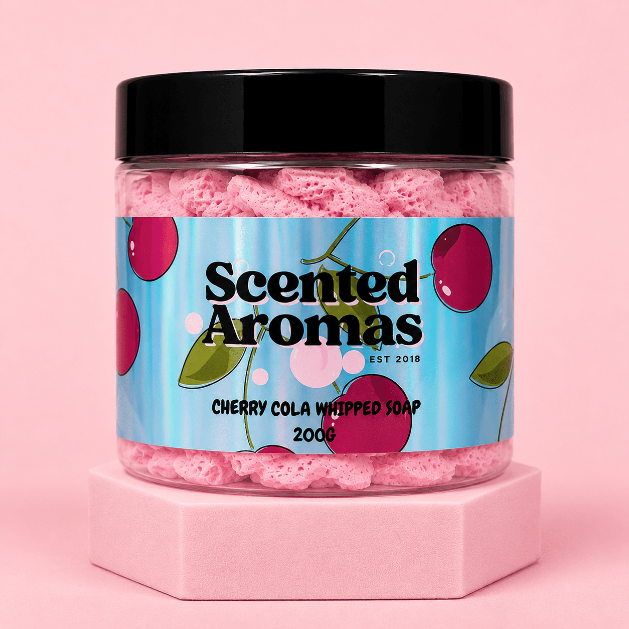Cherry Cola Whipped Soap 200g