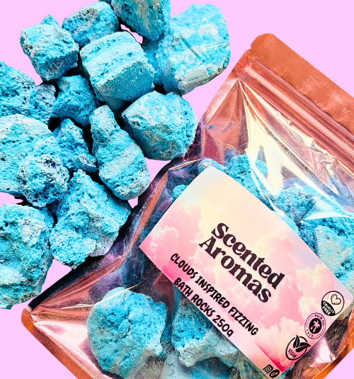 Clouds Perfume Bath Bomb Rocks - 250g