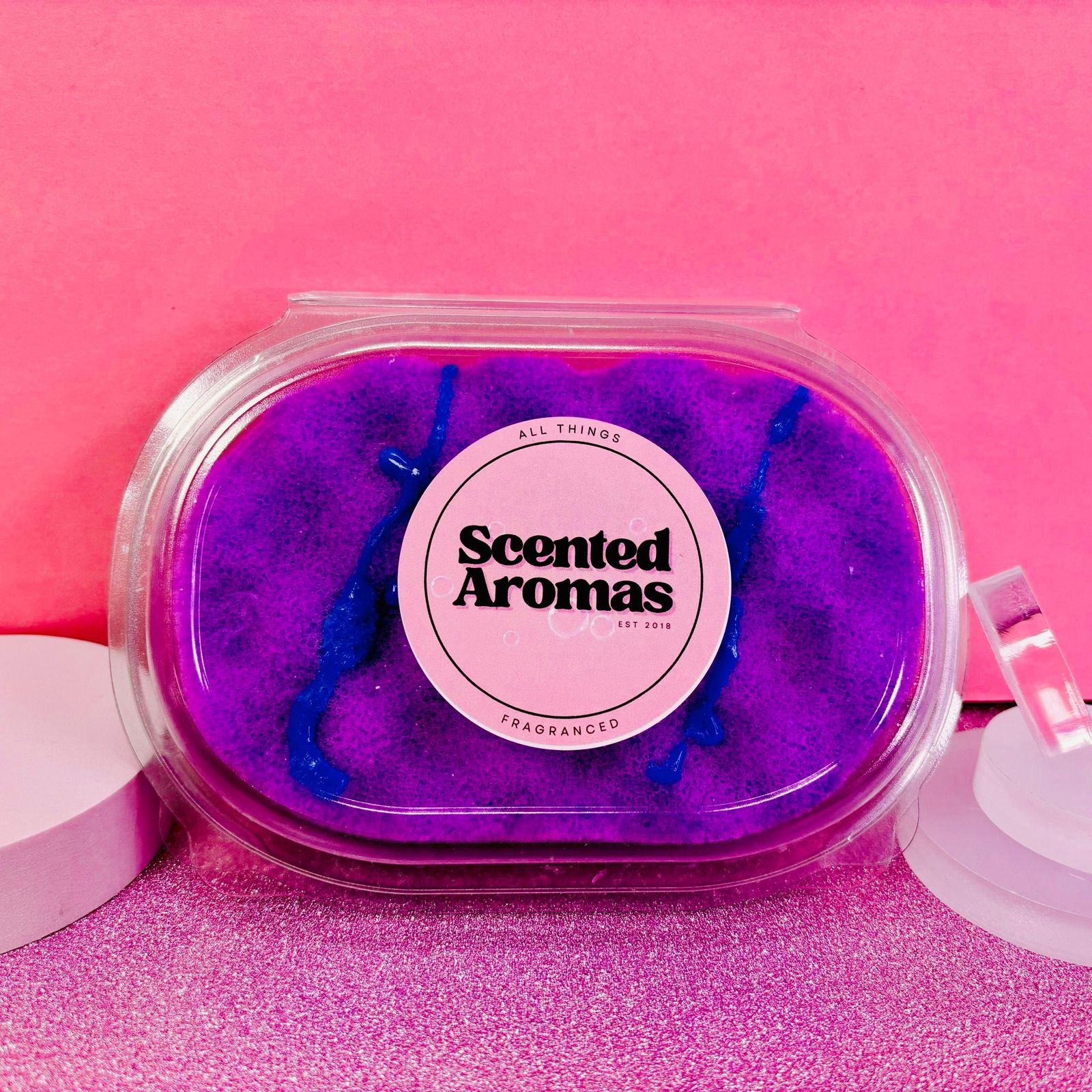 Black Plum & Rhubarb Exfoliating Soap Sponge - Scented Aromas
