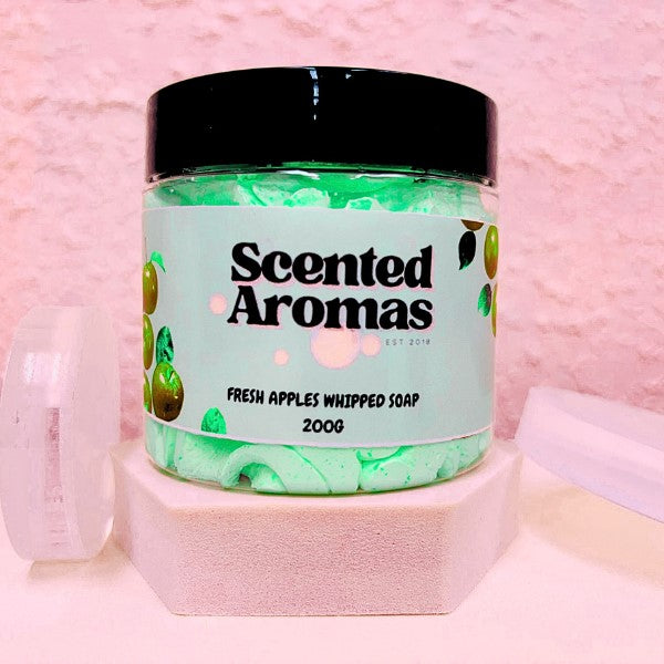 Fresh Apple Whipped Soap 200g