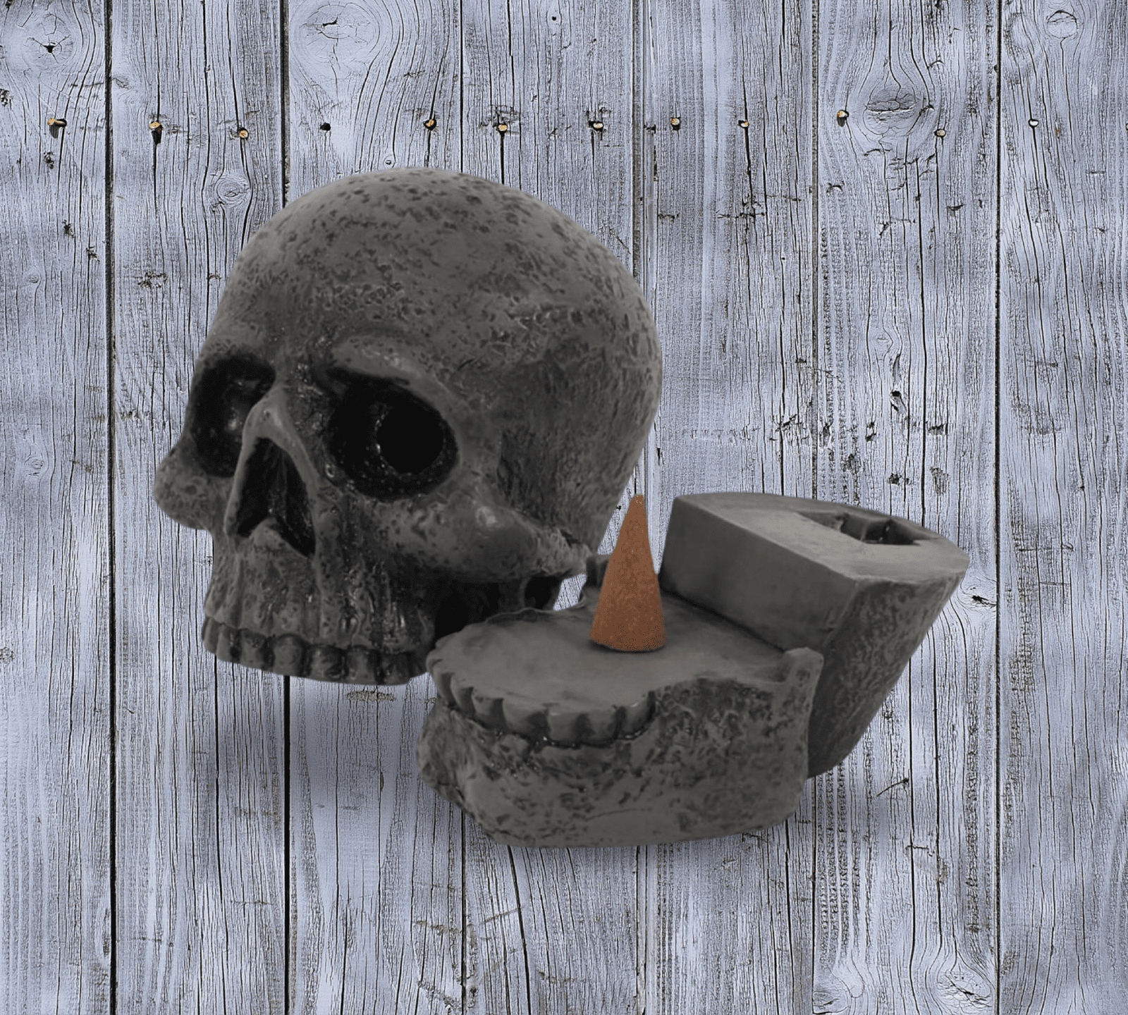 Skull Incense Cone Burner