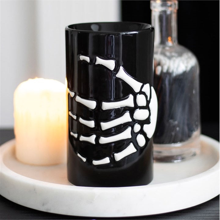 Halloween Skeleton Hand Wax Warmer Oil Burner