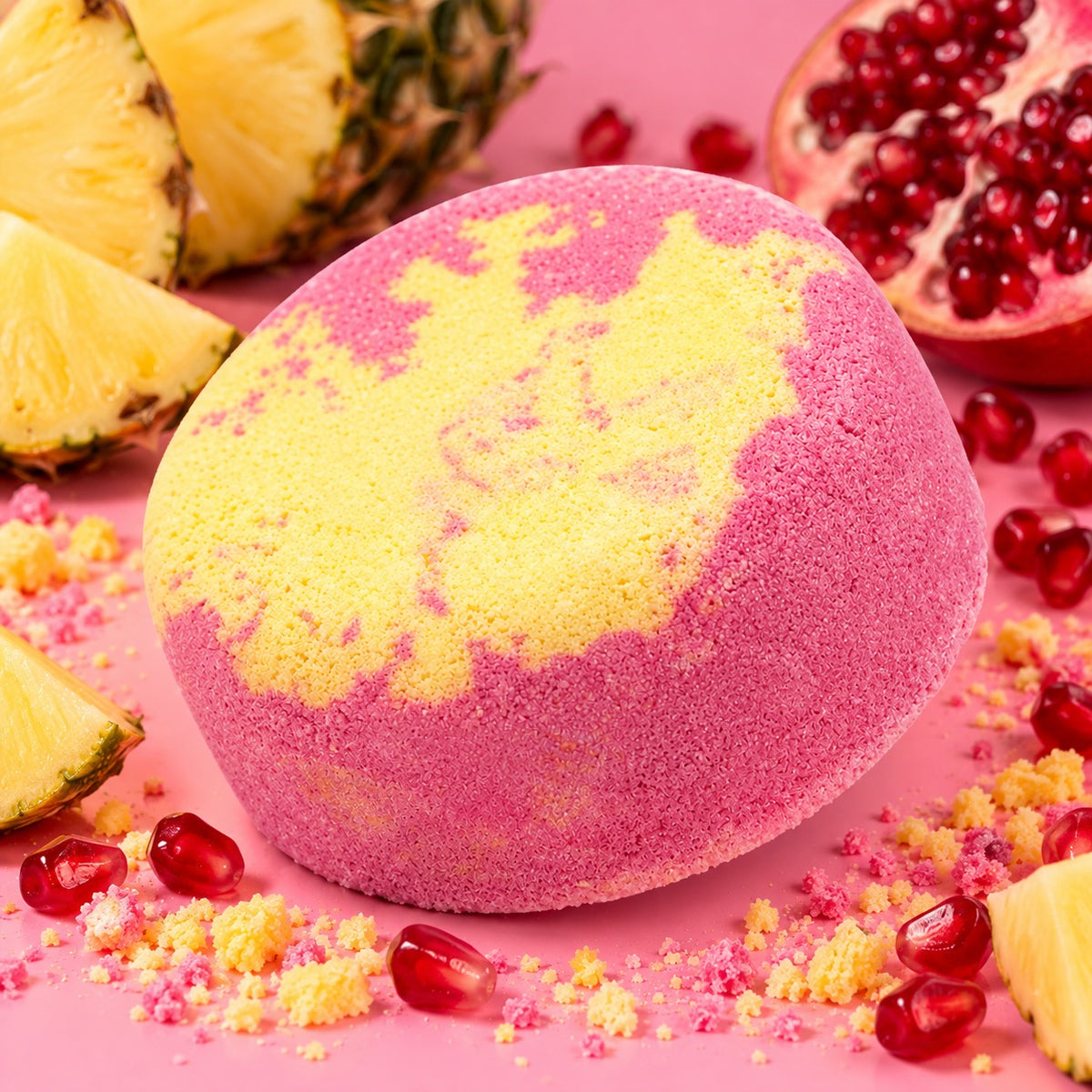 Pineapple & Pomegranate Bath Bomb XL 200g