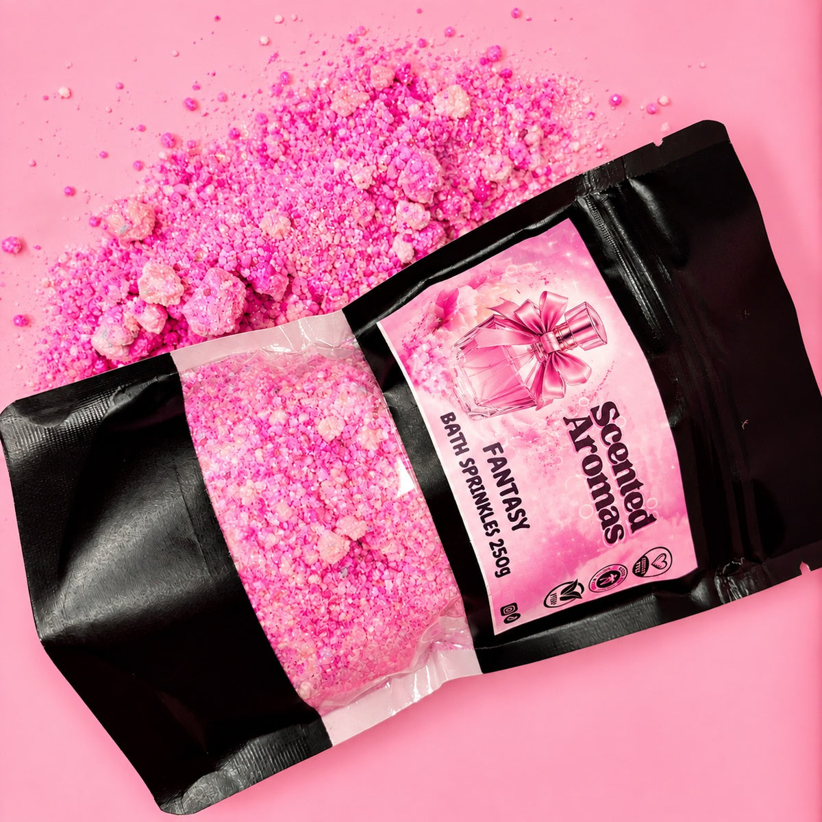 Fantasy Perfume Fizzing Bath Salts 250g