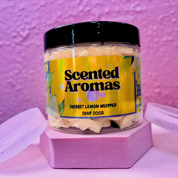 Sherbet Lemon Whipped Soap 200g