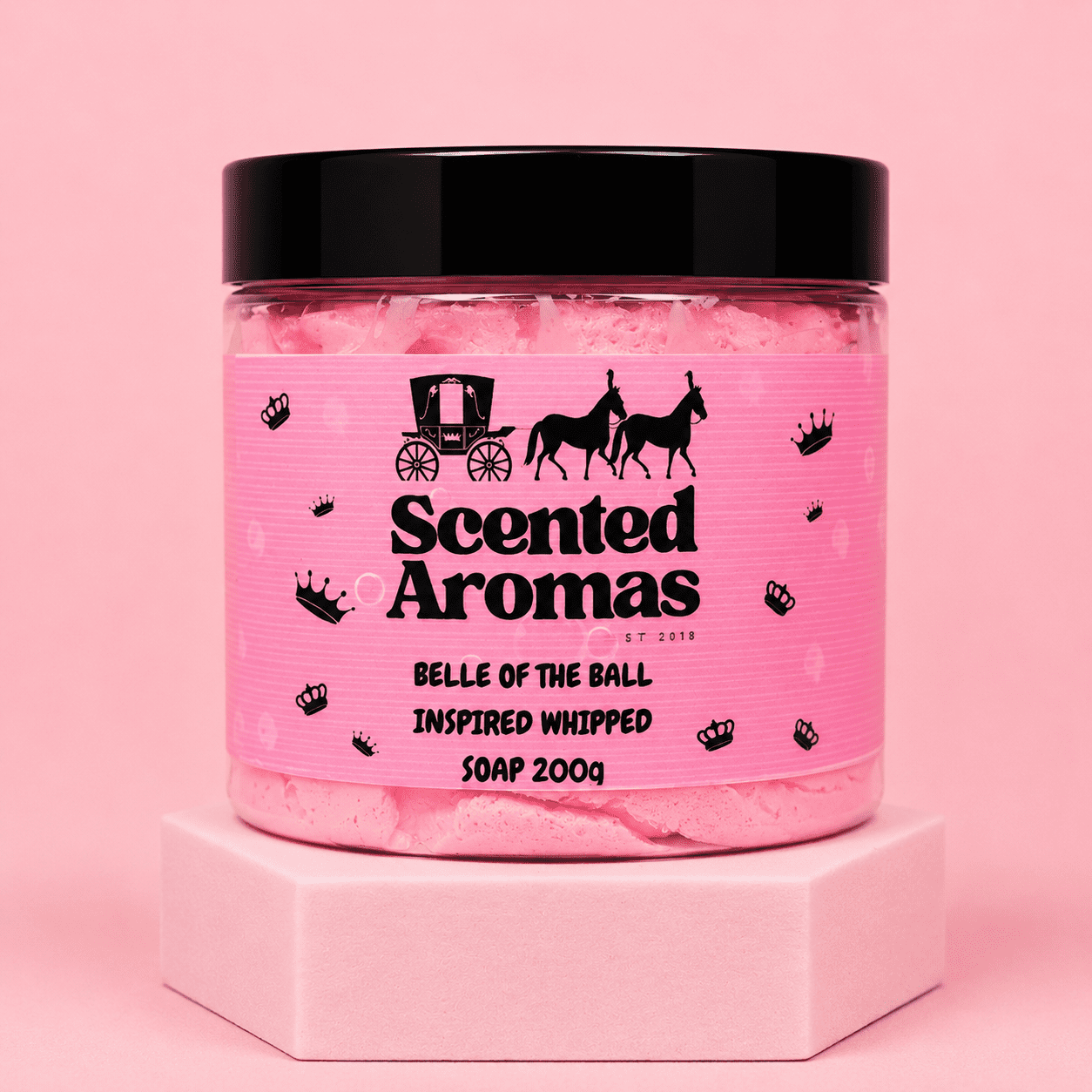 Belle Of The Ball Whipped Soap Shave Butter 200g - 4-in-1 Elegant Perfume