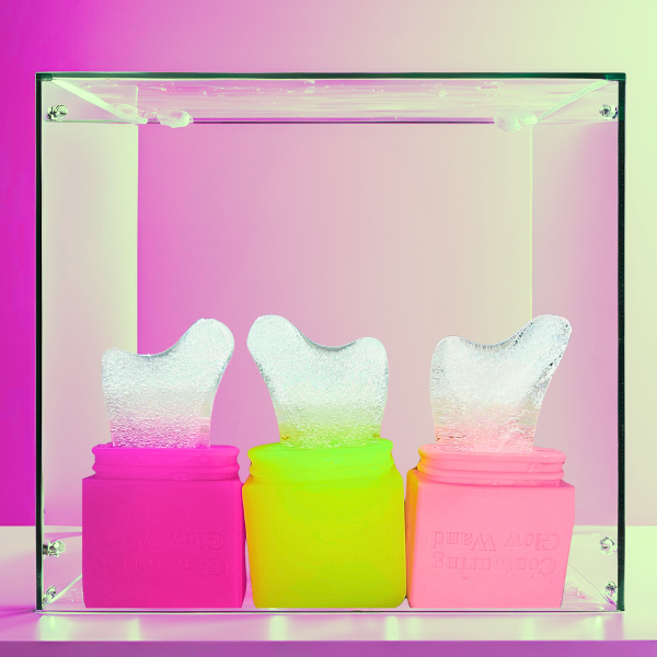 2 in 1 Ice Therapy Gua Sha Contouring Glow Wand - Neon Lemon & Lime - Scented Aromas