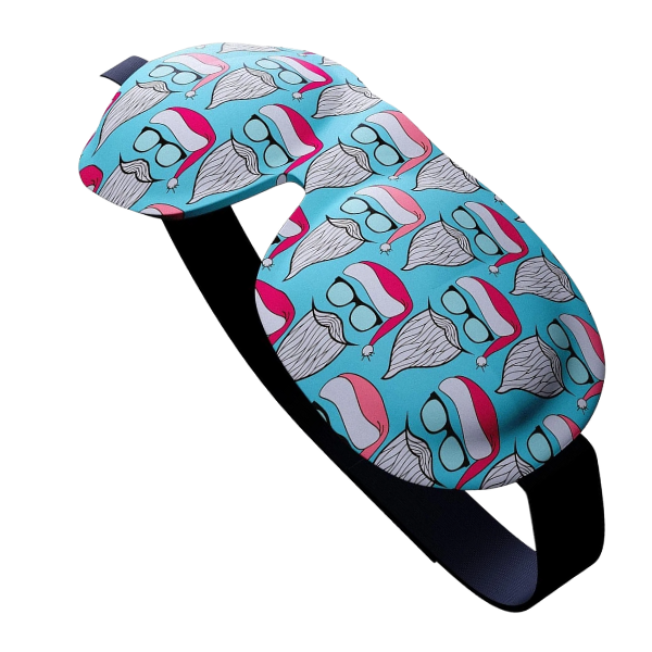 Santa Christmas Padded Sleep Eye Mask
