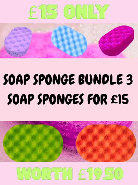 Scented Aromas 3 Exfoliating Soap Sponges for £15