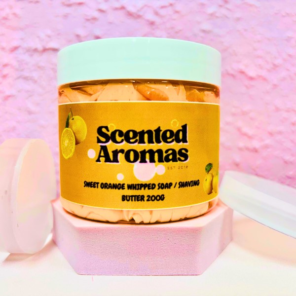 Sweet Orange Whipped Soap 200g