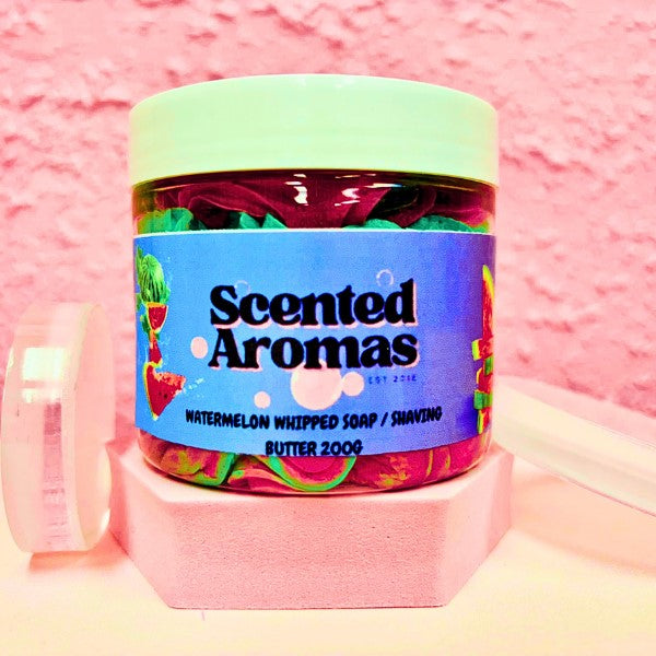 Juicy Watermelon Whipped Soap 200g