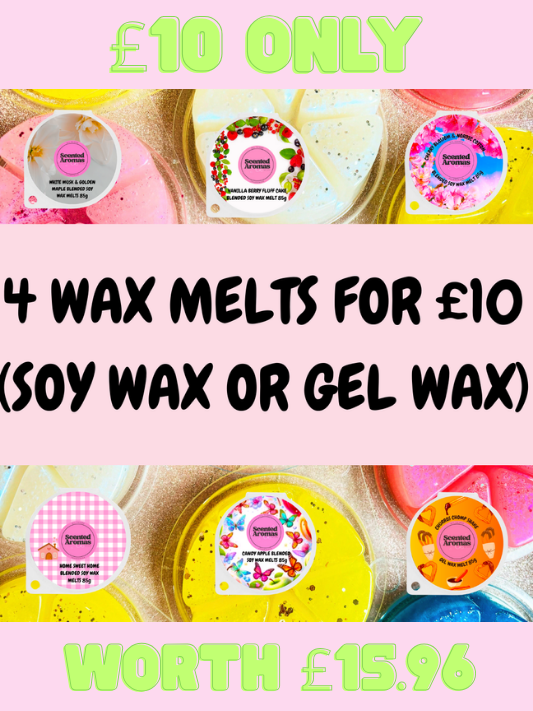 Scented Aromas 4 Wax Melts for £10