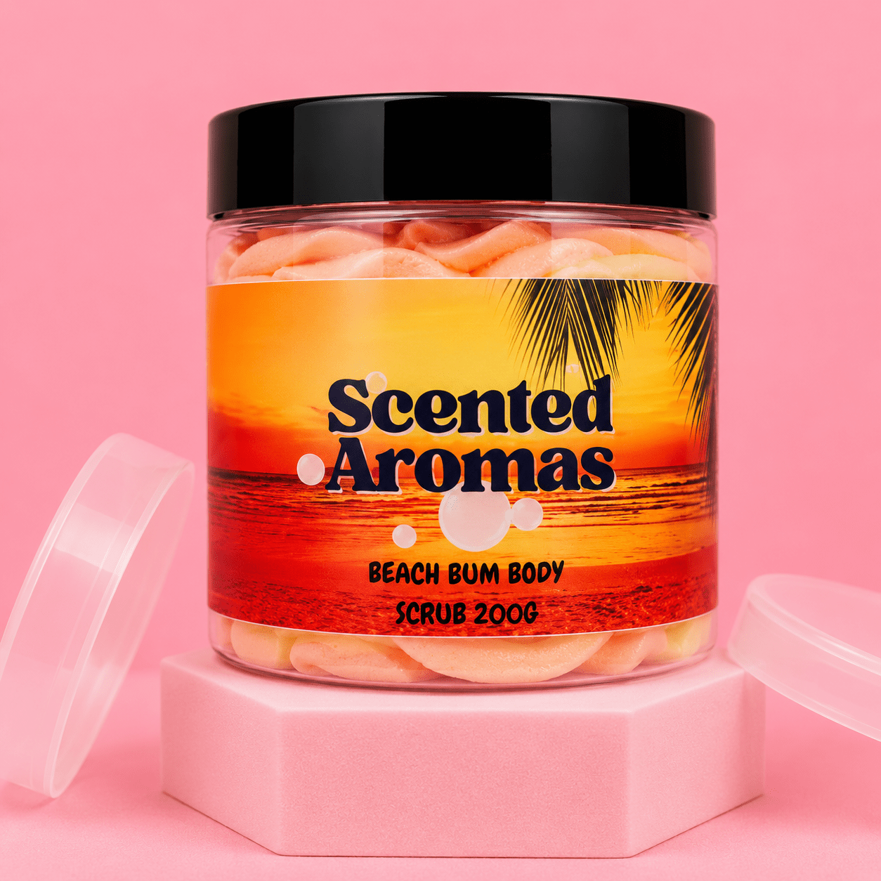 Brazilian Bum Cream Whipped Soap Shave Butter 200g - Tropical Beach Confidence
