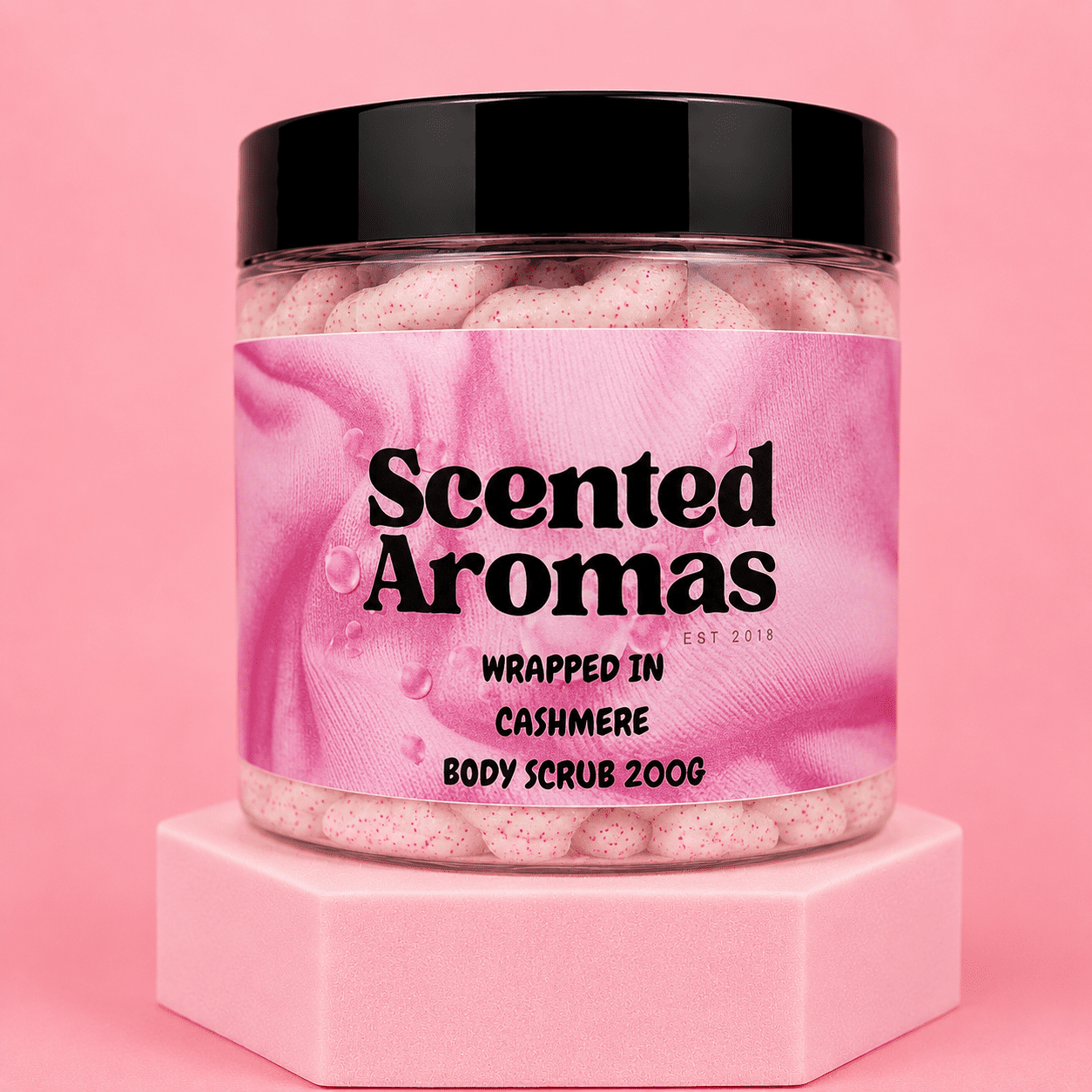 Wrapped in Cashmere Sugar Body Scrub 200g - Luxurious Sweet Musk