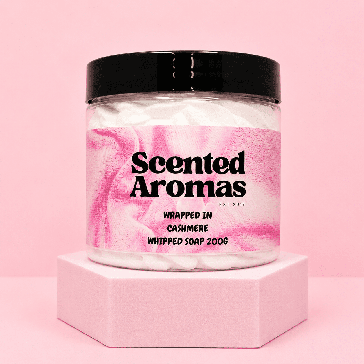 Wrapped in Cashmere Whipped Soap Shave Butter 200g - 4-in-1 Luxury Musk