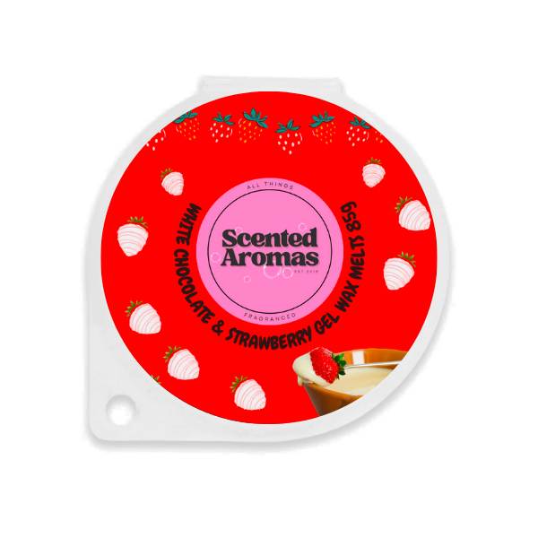 White Chocolate & Strawberries Gel Wax Melts 85g