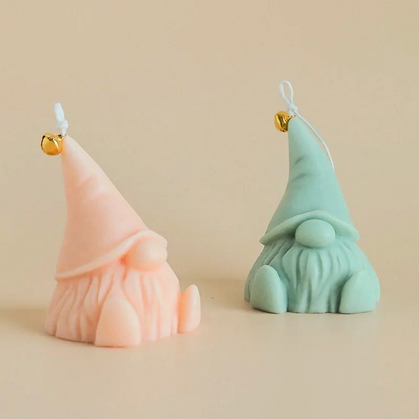 Christmas Gonk Candle Cotton Wick