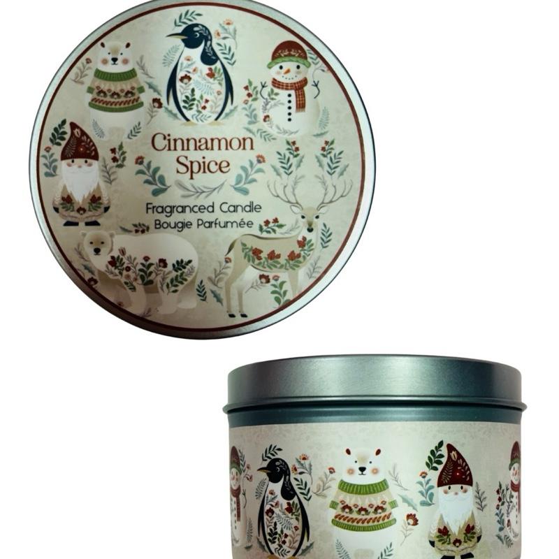 Christmas Fragrance Candle Tin Cotton Wick