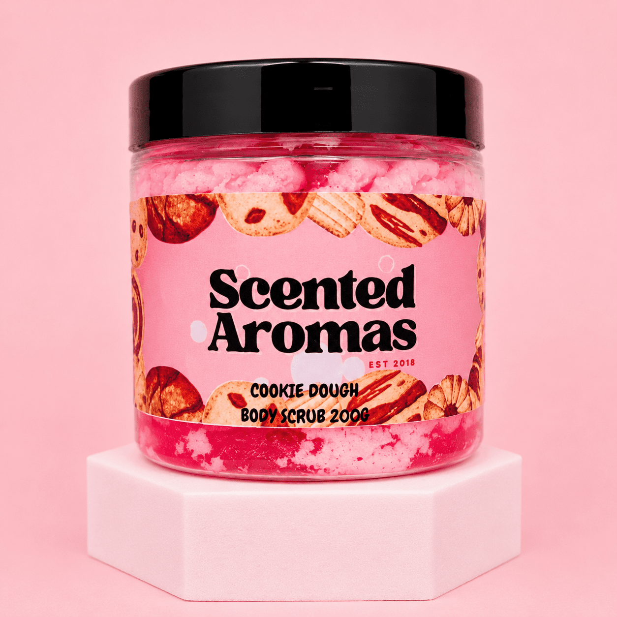 Cookies Sugar Body Scrub 200g - Sweet Vanilla Chocolate Exfoliation