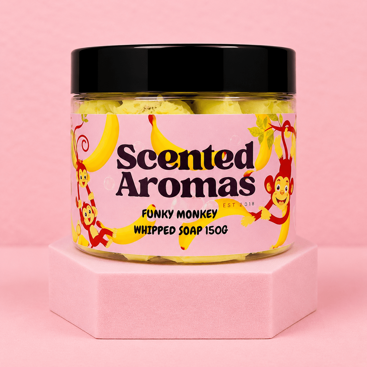 Funky Monkey Banana Whipped Soap 200g