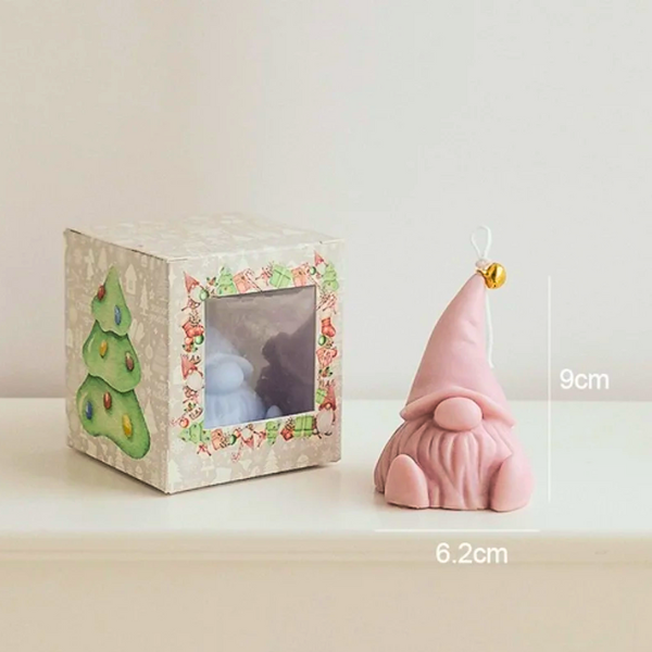 Christmas Gonk Candle Cotton Wick