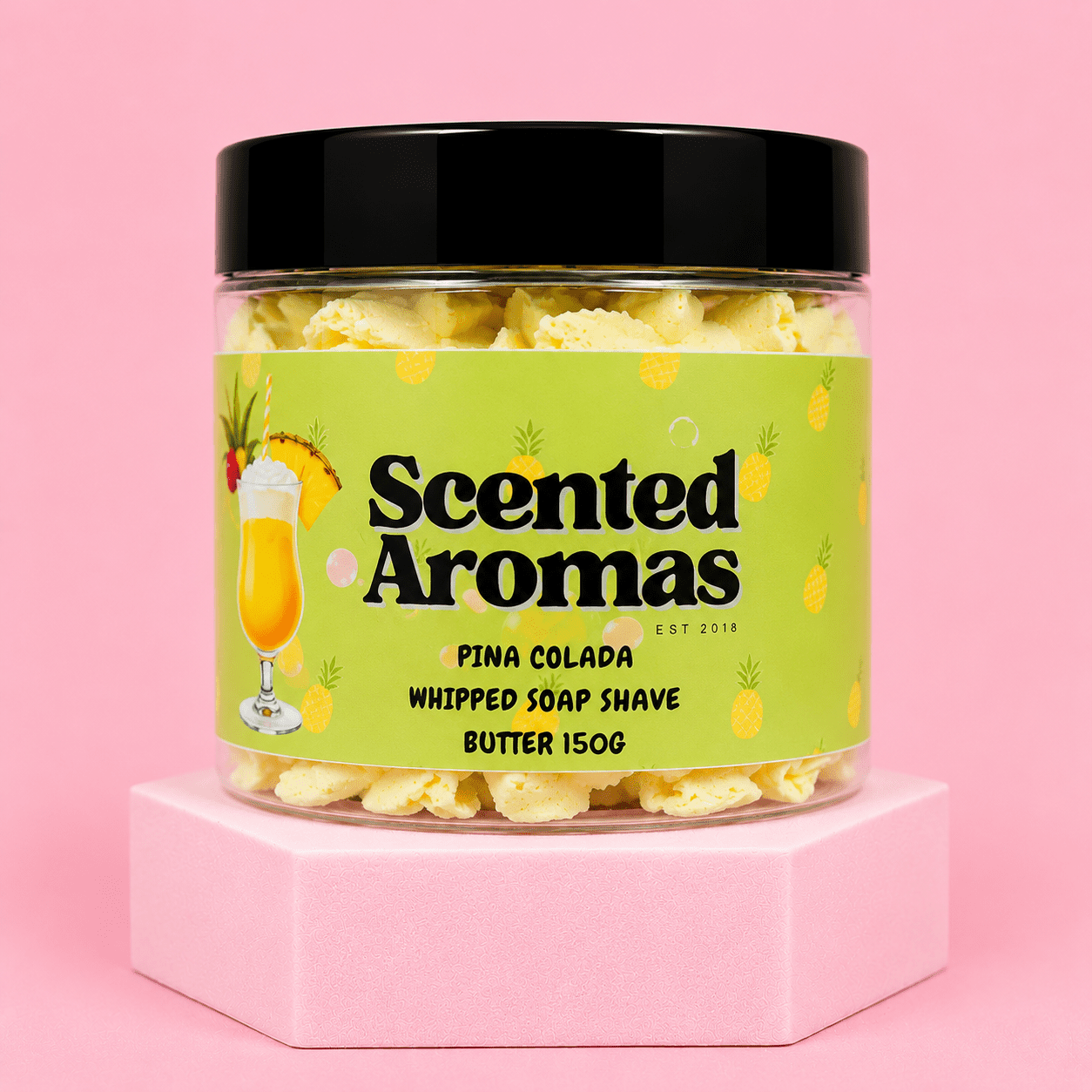 Pina Colada Whipped Soap 200g - Scented Aromas