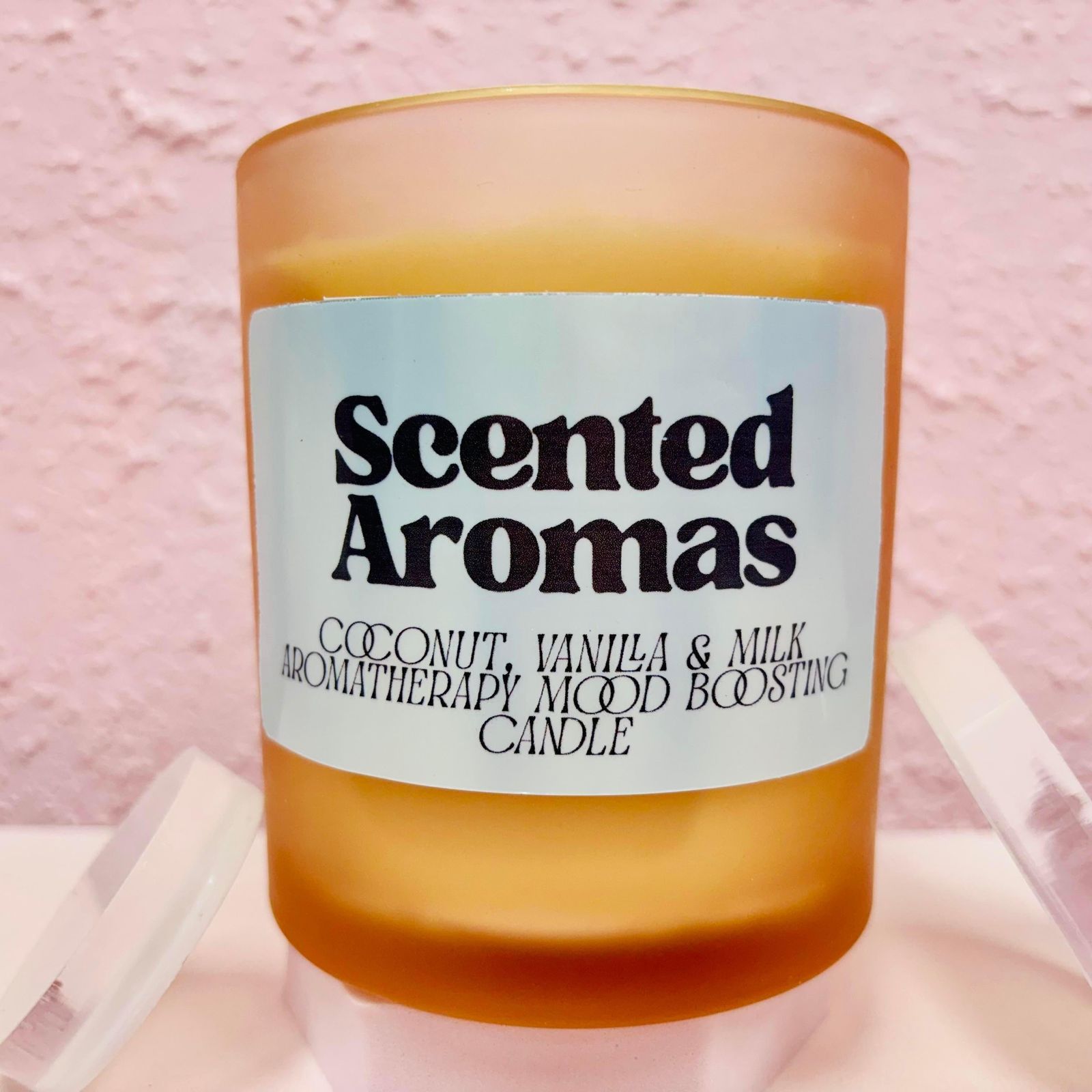Limited Edition Coconut Vanilla & Milk Candle – 400g Double Wick & Gift Box - Scented Aromas