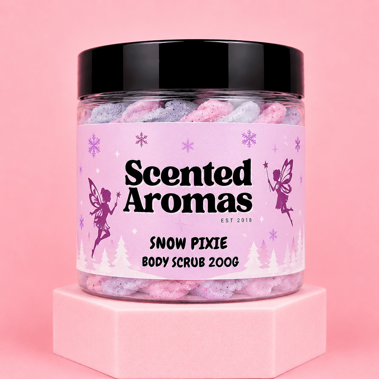 Snow Pixie Sugar Body Scrub 200g - Bestselling Sweet Bubblegum Exfoliation